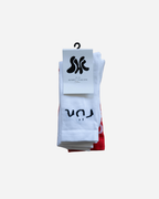SOCKS 3-PACK RED