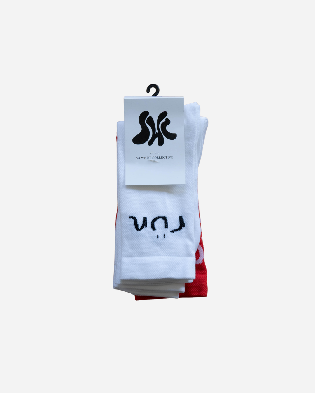 SOCKS 3-PACK RED